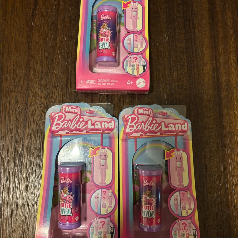 Barbie Mini Cutie Reveal Pink Set